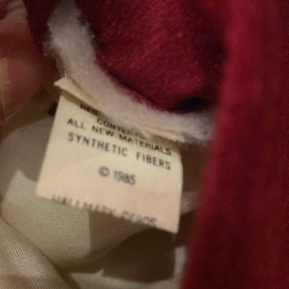 VTG 1985 Hallmark Cards Victorian style ice skate hanging Christmas stocking 16” - Picture 7 of 8